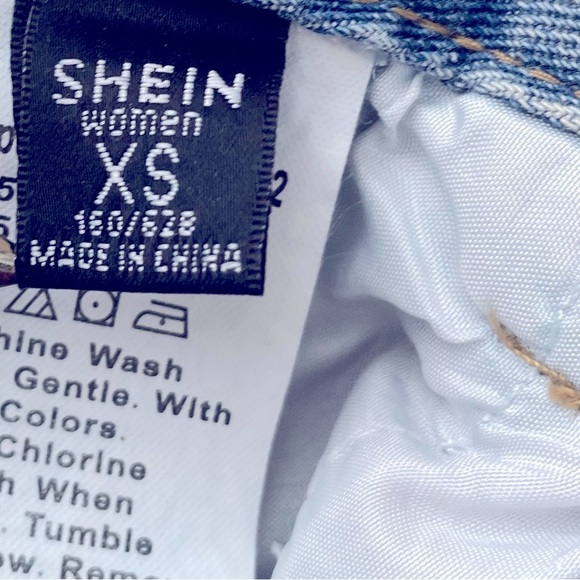 SHEIN Light Blue wide legged Jeans - Size XS - Picture 7 of 11